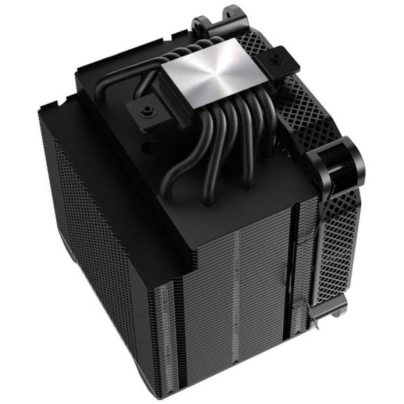 Jonsbo HX6250 processzorhűtő, egytornyos, 6 hőcső, 140mm PWM ventilátor, fekete