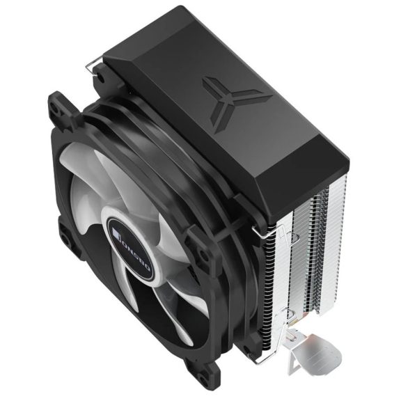 Jonsbo CR-1200E CPU hűtő, 92mm ventilátor, fix RGB, 2 heatpipe, fekete