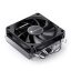 Jonsbo HP400S processzorhűtő, low profile, 4 hőcső, 90mm PWM ventilátor, fekete