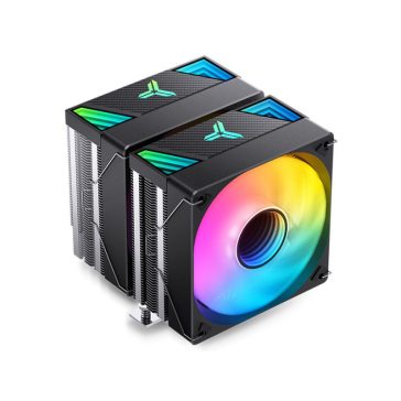   Processzor hűtő Jonsbo CR-3000 ARGB  Dual torony, 2x120mm venti, Fekete