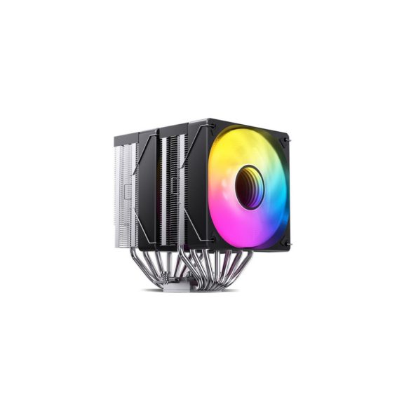 Processzor hűtő Jonsbo CR-3000 ARGB  Dual torony, 2x120mm venti, Fekete