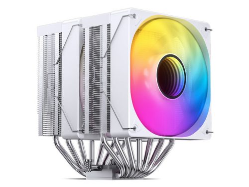 Processzor hűtő Jonsbo CR-3000 ARGB  Dual torony, 2x120mm venti, Fehér