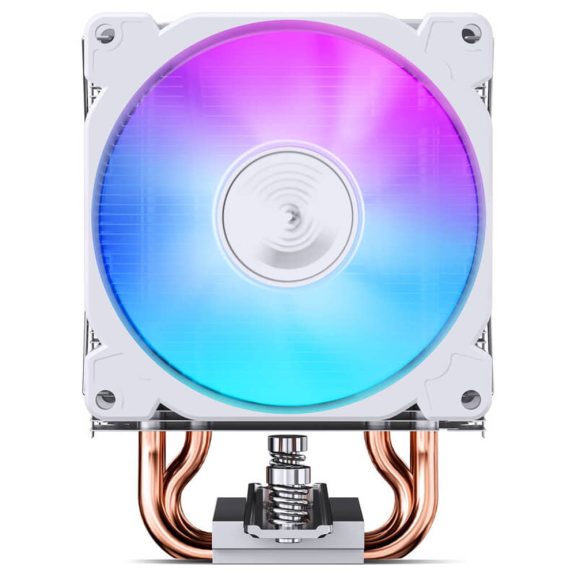 Jonsbo CR-1400 E White processzorhűtő, RGB, single tower, 160 W TDP, 92mm, fehér