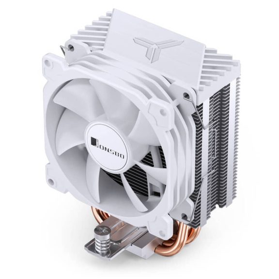Jonsbo CR-1400 E White processzorhűtő, RGB, single tower, 160 W TDP, 92mm, fehér