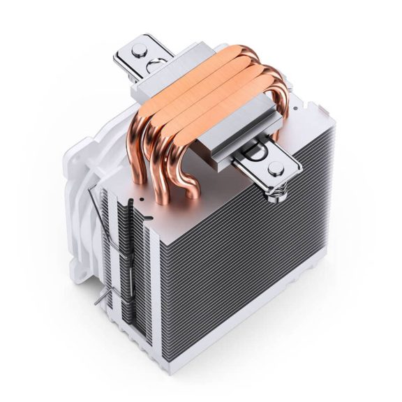 Jonsbo CR-1400 E White processzorhűtő, RGB, single tower, 160 W TDP, 92mm, fehér