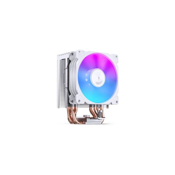 Jonsbo CR-1400 E White processzorhűtő, RGB, single tower, 160 W TDP, 92mm, fehér