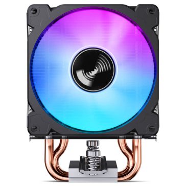   Jonsbo CR-1400 E Black processzorhűtő, RGB, single tower, 160 W TDP, 92mm, fekete