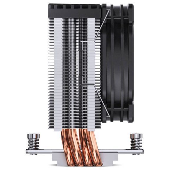 Jonsbo CR-1400 E Black processzorhűtő, RGB, single tower, 160 W TDP, 92mm, fekete