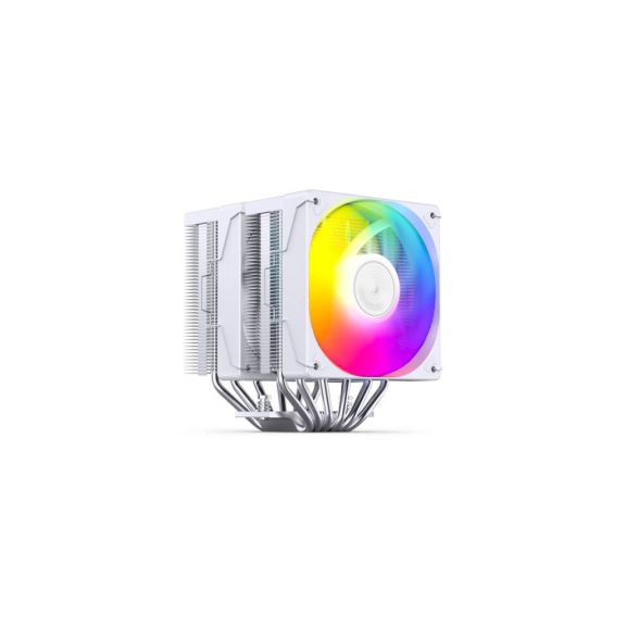 Jonsbo CR-3000E CPU hűtő, dual tower, 260 W TDP, RGB világítás, 2x120mm, fehér