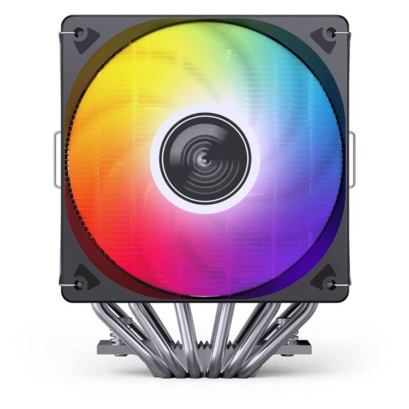 Jonsbo CR-3000E CPU hűtő, dual tower, 260 W TDP, RGB világítás, 2x120mm, fekete