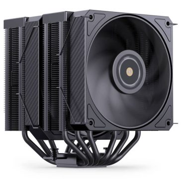   Jonsbo HX6280 CPU hűtő, dual tower, 280 W TDP, RGB világítás, 130mm, fekete