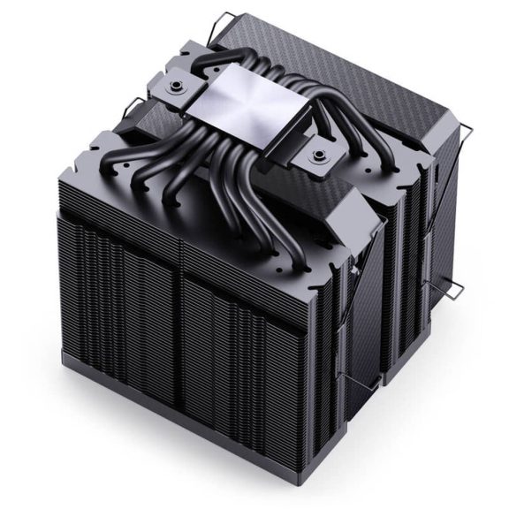 Jonsbo HX6280 CPU hűtő, dual tower, 280 W TDP, RGB világítás, 130mm, fekete