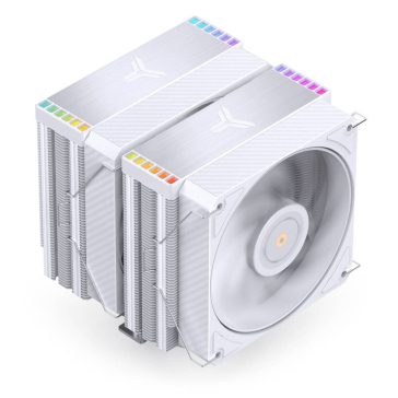   Jonsbo HX6280 CPU hűtő, dual tower, 280 W TDP, RGB világítás, 130mm, fehér