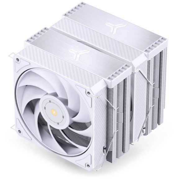 Jonsbo HX6280 CPU hűtő, dual tower, 280 W TDP, RGB világítás, 130mm, fehér