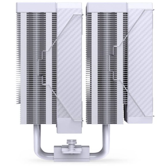 Jonsbo HX6280 CPU hűtő, dual tower, 280 W TDP, RGB világítás, 130mm, fehér