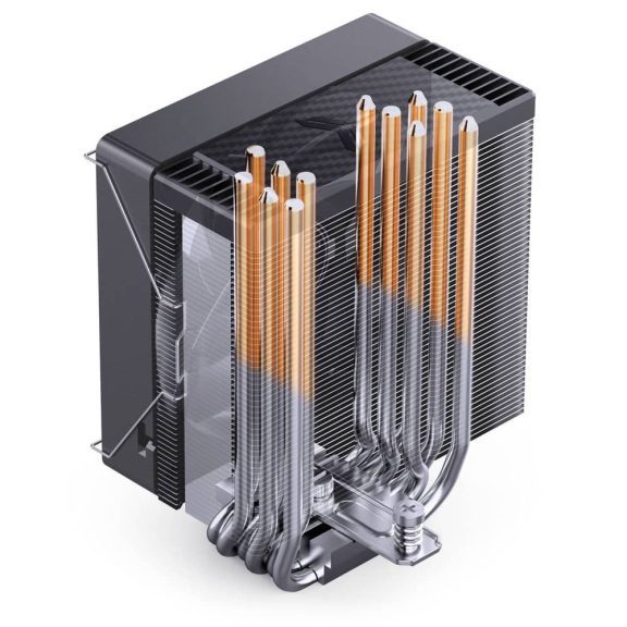 Jonsbo CR-1000MAX Standard CPU léghűtő, 6 hőcső, 120 mm PWM ventilátor, fekeete