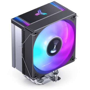   Jonsbo CR-1000MAX Color Black RGB CPU léghűtő, 6 hőcső, 120 mm PWM ventilátor, fekete