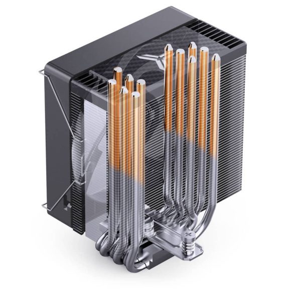 Jonsbo CR-1000MAX Color Black RGB CPU léghűtő, 6 hőcső, 120 mm PWM ventilátor, fekete