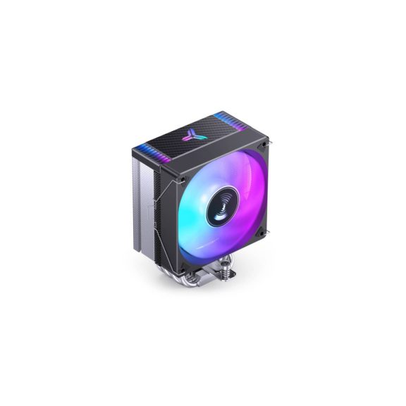 Jonsbo CR-1000MAX Color Black RGB CPU léghűtő, 6 hőcső, 120 mm PWM ventilátor, fekete