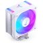 Jonsbo CR-1000MAX Color White RGB CPU léghűtő, 6 hőcső, 120 mm PWM ventilátor, fehér