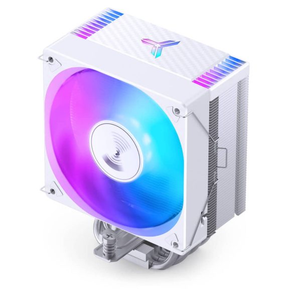 Jonsbo CR-1000MAX Color White RGB CPU léghűtő, 6 hőcső, 120 mm PWM ventilátor, fehér
