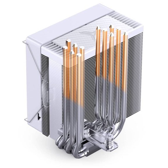 Jonsbo CR-1000MAX Color White RGB CPU léghűtő, 6 hőcső, 120 mm PWM ventilátor, fehér