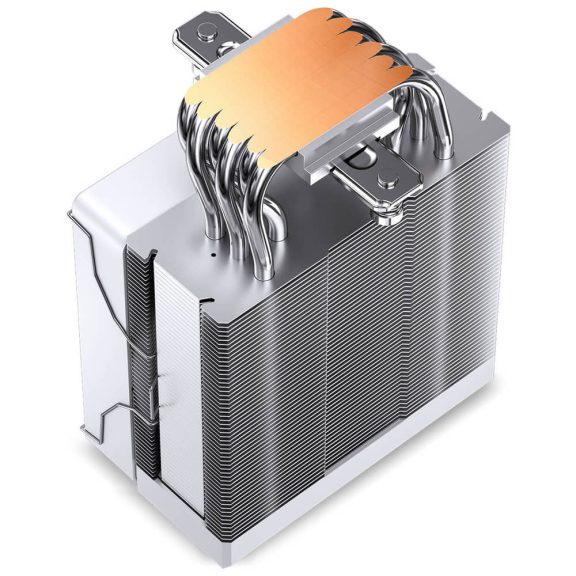 Jonsbo CR-1000MAX Color White RGB CPU léghűtő, 6 hőcső, 120 mm PWM ventilátor, fehér