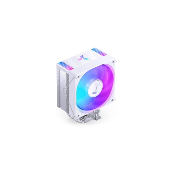 Jonsbo CR-1000MAX Color White RGB CPU léghűtő, 6 hőcső, 120 mm PWM ventilátor, fehér