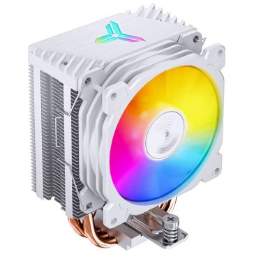   Jonsbo CR-1400E ARGB White processzorhűtő, single tower, 160 W TDP, ARGB világítás, 92mm, fehér