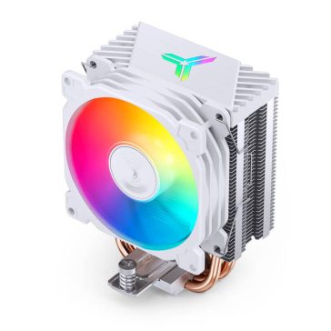   Jonsbo CR-1400E ARGB White processzorhűtő, single tower, 160 W TDP, ARGB világítás, 92mm, fehér