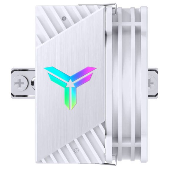 Jonsbo CR-1400E ARGB White processzorhűtő, single tower, 160 W TDP, ARGB világítás, 92mm, fehér