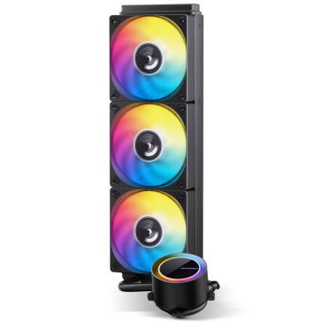   Jonsbo TG-360 ARGB AiO vízhűtés, 360mm radiátor, PWM ventilátorok, fekete