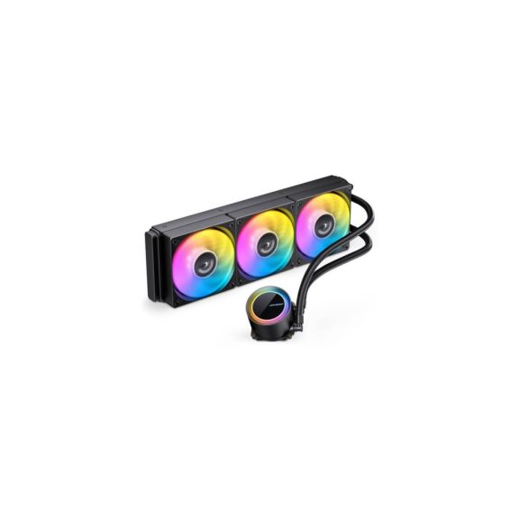 Jonsbo TG-360 ARGB AiO vízhűtés, 360mm radiátor, PWM ventilátorok, fekete