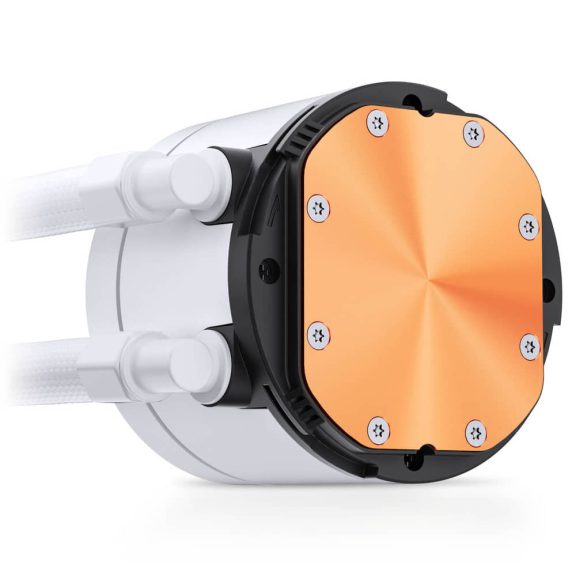 Jonsbo TH-240 ARGB White 240 mm AIO vízhűtés, beépített LED CPU hőmérséklet kijelző, fehér