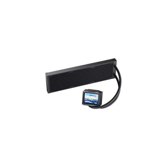 Jonsbo TF3-360SCBN AiO vízhűtés, 3.5 inch LCD kijelző, 360mm radiátor, fekete