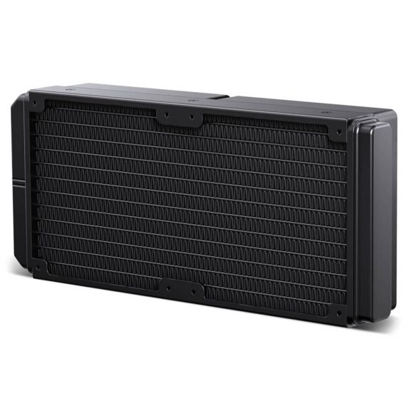 Jonsbo TG-240 ARGB Black 240 mm AIO vízhűtés, alumínium radiátor, 2x 120 mm PWM ventilátor, fekete