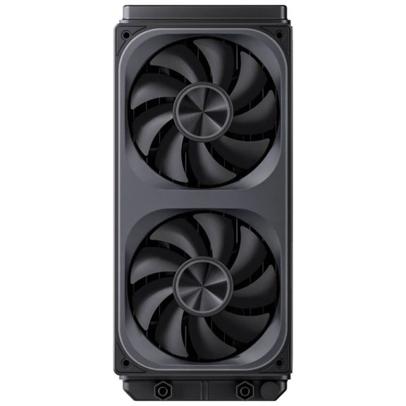 Jonsbo TH-240 ARGB Black 240 mm AIO vízhűtés, beépített LED CPU hőmérséklet kijelző, fekete