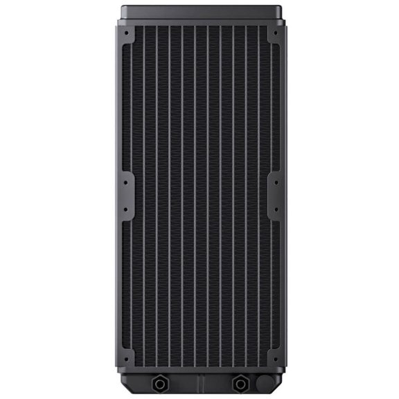 Jonsbo TH-240 ARGB Black 240 mm AIO vízhűtés, beépített LED CPU hőmérséklet kijelző, fekete