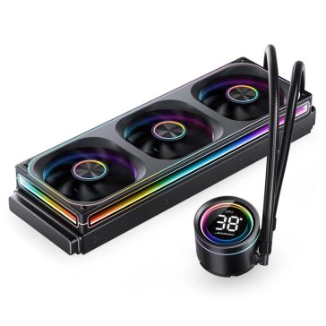 Jonsbo TH-360 AiO vízhűtés, 360mm radiátor, ARGB, fekete