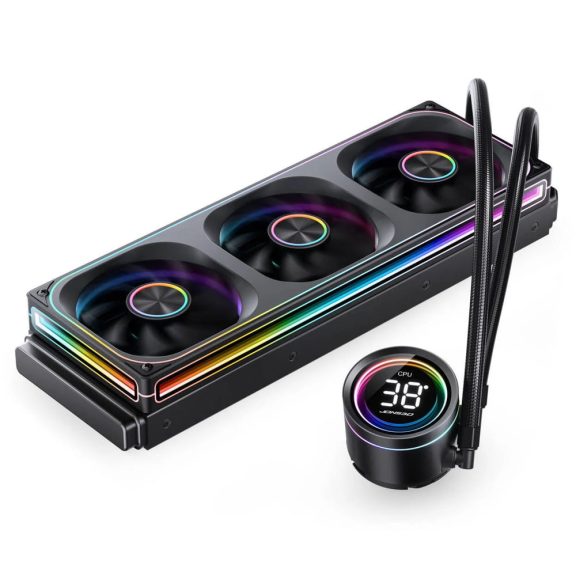 Jonsbo TH-360 AiO vízhűtés, 360mm radiátor, ARGB, fekete
