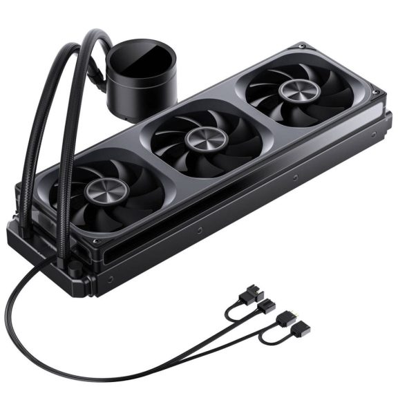Jonsbo TH-360 AiO vízhűtés, 360mm radiátor, ARGB, fekete