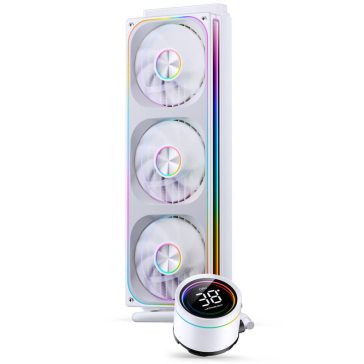Jonsbo TH-360 AiO vízhűtés, 360mm radiátor, ARGB, fehér