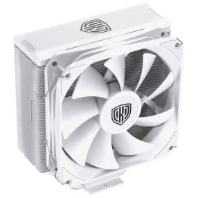   Kolink Umbra EX180 CPU hűtő, 120 mm PWM ventilátor, 4 hőcső, 180 W TDP, fehér