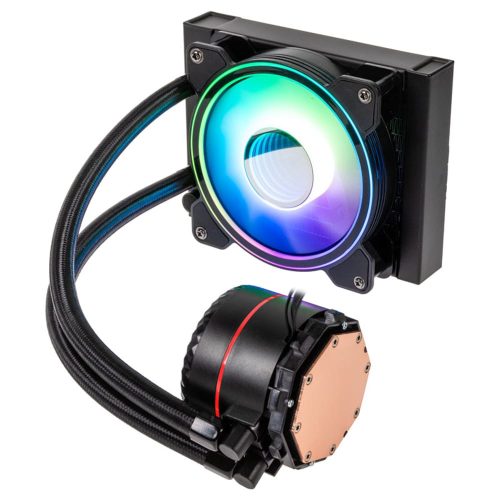 Kolink Umbra Void AIO 120mm ARGB processzorhűtő, ARGB, fekete