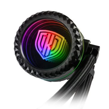   Kolink Umbra Void AIO 120mm ARGB processzorhűtő, ARGB, fekete
