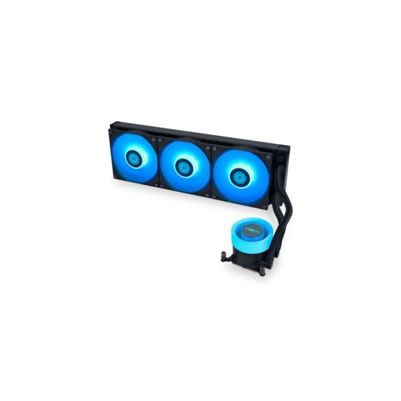 Lian Li GA II Lite 360 RGB AiO vízhűtés, 3800 RPM pumpa, ARGB, fekete