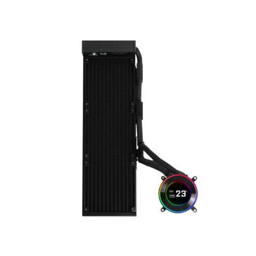   Processzorhűtő Lian Li HYDROSHIFT II LCD-C 360N Ventilátor nélküli ARGB AiO  - Fekete