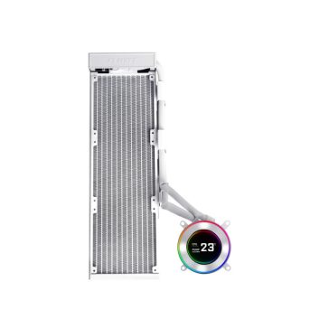   Processzorhűtő Lian Li HYDROSHIFT II LCD-C 360N Ventilátor nélküli ARGB AiO  - Fehér