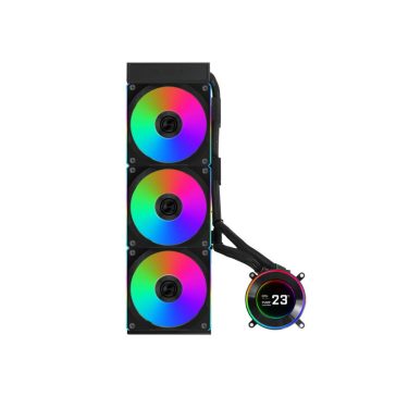   Processzorhűtő Lian Li HYDROSHIFT II LCD-C 360CL ARGB AiO  - Fekete