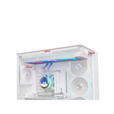   Processzorhűtő Lian Li HYDROSHIFT II LCD-C 360CL ARGB AiO  - Fehér